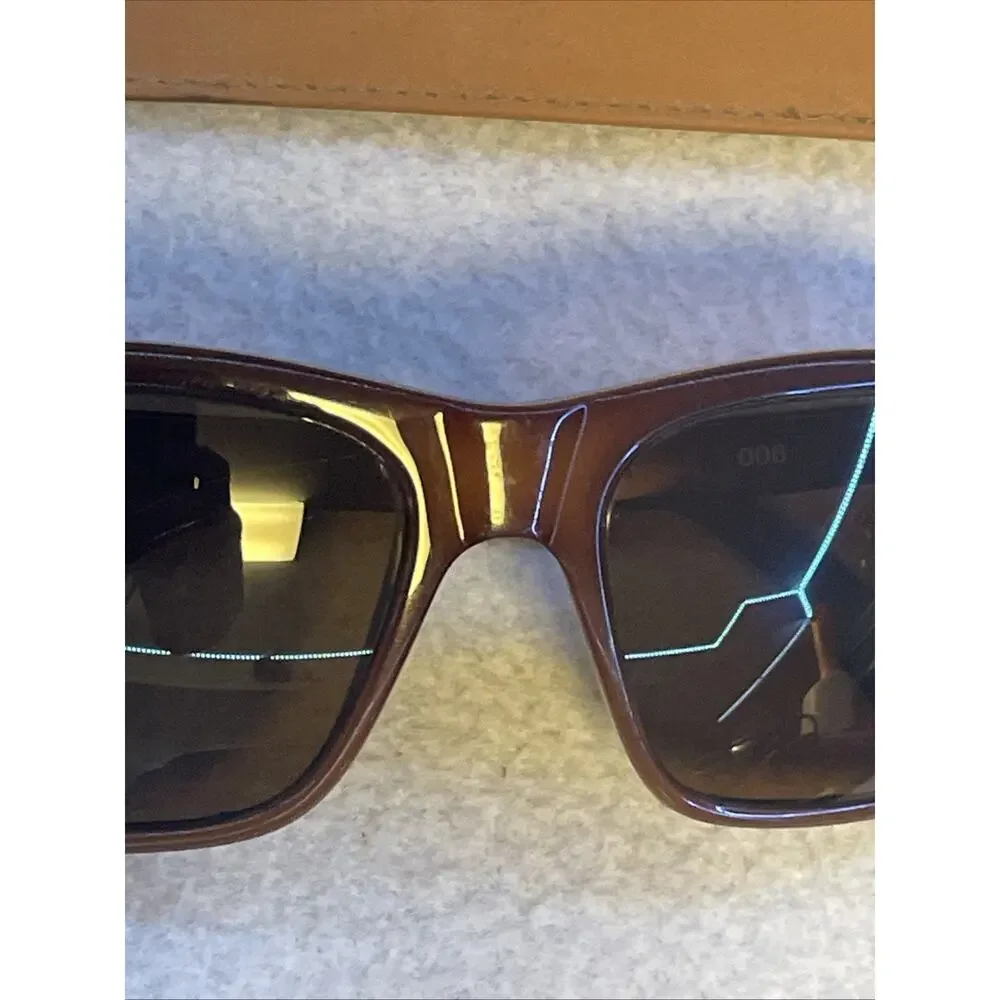 Vintage 1980s Vuarnet 006 Skilynx Acier Sunglasses Brown Pouilloux France